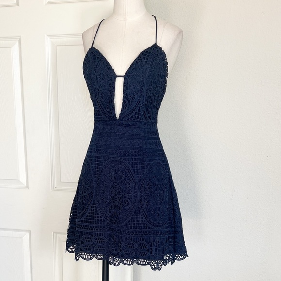 Lovers + Friends Orchard Navy Mini Dress - Picture 6 of 10